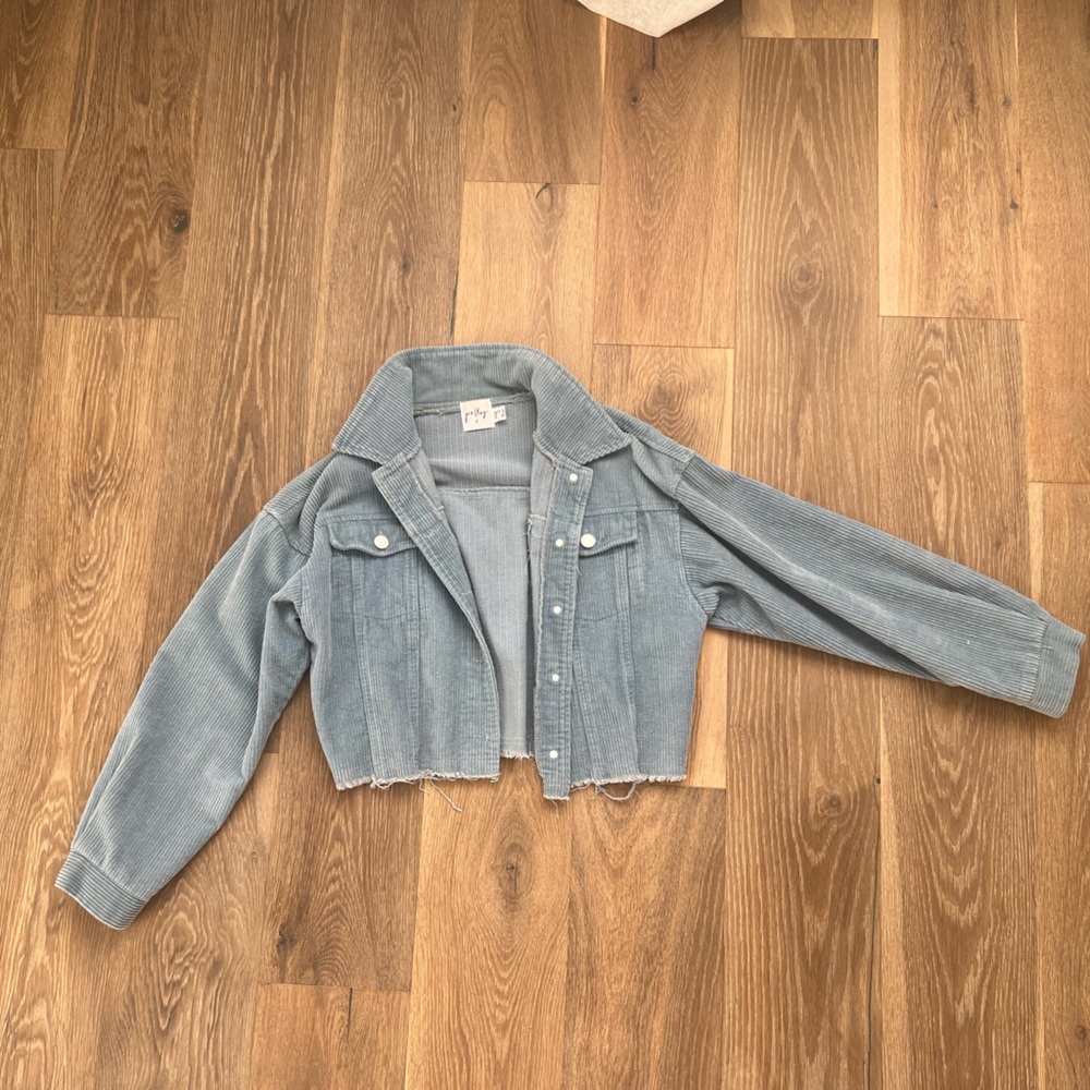 Cropped Corduroy Jacket